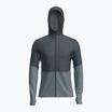 Férfi trekking pulóver icebreaker Merino 260 Quantum IV Zip Hoodie arctic
