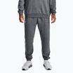 férfi edzőnadrág Under Armour Essential Fleece Joggers pitch gray medium heather/white