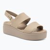 Női szandál Crocs Brooklyn Low Wedge latte/mushroom