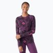 Női thermo hosszú ujjú Smartwool Merino 250 Baselayer Crew Boxed purple iris floral