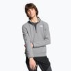 Férfi The North Face 100 Glacier 1/4 Zip fleece pulóver közepes szürke szürke szürke