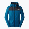 Férfi The North Face Reaxion Fleece pulóver adriatic blue/dark heat