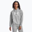 női pulóver Under Armour Rival Fleece Big Logo Hoody mod gray light heather/white