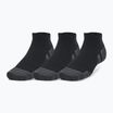 Under Armour Performance Tech Low zokni 3 pár fekete/fekete/sugár szürke