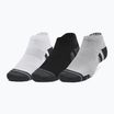 Under Armour Performance Tech Low zokni 3 pár mod szürke/fehér/sugárszürke