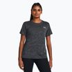 Under Armour Tech Textured fekete/fehér női edzőpóló