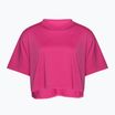 női edzőpóló Under Armour Campus Boxy Crop astro pink/black