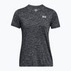 Under Armour Tech C-Twist fekete/fehér női edzőpóló