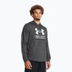 Férfi melegítőfelső Under Armour Rival Terry Graphic Hood castlerock/black