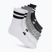 Under Armour Essential Crew 6 Pack edzőzokni fehér/fehér/fekete