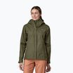 Női Patagonia Torrentshell 3L Rain fenyőtű zöld esőkabát