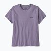 Női Patagonia P-6 Logo Responsibili-Tee beton lila póló P-6 Logo Responsibili-Tee beton lila póló