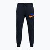 Férfi nadrág Nike Club Fleece Joggers black/black/safety orange