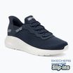 Férfi SKECHERS Slip-ins Bobs Squad Chaos Daily Hype navy cipő