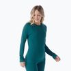 Női thermo hosszú ujjú felső Smartwool Merino 250 Baselayer Crew Boxed emerald green