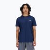 Férfi New Balance Run SS póló tengerészkék