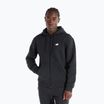 Férfi New Balance Core Brushed Full Zip pulóver fekete