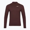 Férfi hosszú ujjú futófelső Nike Dri-FIT Element 1/2-Zip burgundy crush