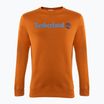 Férfi pulóver Timberland Linear Logo Crew Neck umber