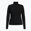 Női termikus pulóver Smartwool Classic Thermal Merino Base Layer 1/4 cipzáros dobozos fekete