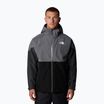 Férfi The North Face Lightning Zip-In tnf fekete/füstös esőkabát