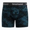 Férfi Smartwool Merino Print Boxer Brief twilight blue mountain thermal boxeralsó