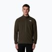 Férfi pulóver The North Face 100 Glacier Full Zip új taupe zöld