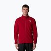 Férfi The North Face 100 Glacier Full Zip pulóver gránátvörös