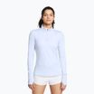 Női Under Armour Launch Pro Half Zip Nimbusz kék/fényvisszaverő futó hosszú ujjú ruha