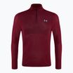 Férfi Under Armour Seamless Stride 1/4 Zip futó melegítőfelső versenyző piros/reflektív