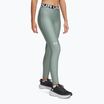 Under Armour HeatGear szilika zöld/fehér női edző leggings