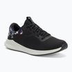 Under Armour Charged Aurora 2+ női edzőcipő fekete/hidro zöld/metál meleg ezüst