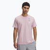 Under Armour férfi 60/40S Evol Logo prime rózsaszín/éterkék/fehér póló