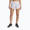 Női Under Armour Fly By 3" újdonság fehér / fényvisszaverő futónadrág