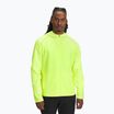 Férfi Under Armour Storm Run kapucnis, sárga/visszaverő futó dzseki magas látótávolsággal