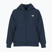 Női pulóver New Balance Fleece Logo Full Zip atlétikai nb navy Női pulóver New Balance Fleece Logo Full Zip atlétikai nb navy