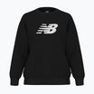 Női New Balance Sport Fleece Logo Crew pulóver fekete
