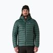 Férfi Patagonia Down Sweater Hoody pehelydzseki cascade green