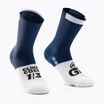 ASSOS GT C2 kék-fehér kerékpáros zokni P13.60.700.2A.0