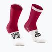 ASSOS GT C2 piros/fehér kerékpáros zokni P13.60.700.4M.0