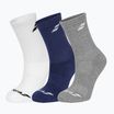 Zokni Babolat 3 darab white/estate blue/grey