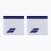 Csuklópánt Babolat Logo Wristband 2 db white/sodalite blue