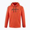 Férfi teniszpulóver Babolat Exercise Hood Sweat fiesta red