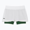 Lacoste női tenisz rövidnadrág GF8598 fehér/zöld