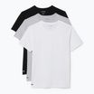 Lacoste férfi póló TH9010 3-as csomag fehér/ezüst áll/fekete