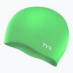 Gyermek úszósapka TYR Wrinkle-Free Silicone alma zöld