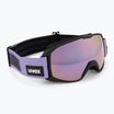 Síszemüveg UVEX Xcitd CV black matt/mirror lavender yellow