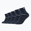 Zokni Skechers Mesh Ventilation Quarter 5 pairs navy