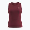 Női Salewa Puez Puez Sporty Dry Tank trekking felső syrah