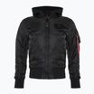 Alpha Industries férfi dzseki MA-1 ZH Back Print fekete / szivárvány fényvisszaverő